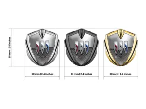 Buick Emblem Silicon Badge Sports Design High-Quality